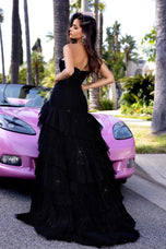 Portia & Scarlett Mermaid Tulle Prom Dress PS25307
