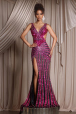 Portia & Scarlett Couture Open Back Prom Dress PS25453C