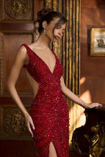 Portia & Scarlett Couture Open Back Prom Dress PS25453C