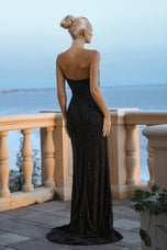 Portia & Scarlett Strapless Cateye Couture Dress PS25464C