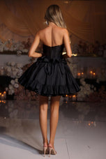 Portia and Scarlett Corset Bow HoCo Dress PS25700