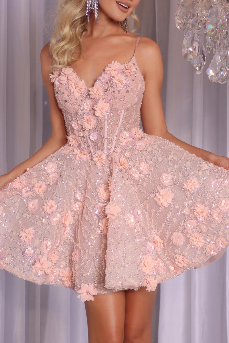 Portia and Scarlett 3D Floral HoCo Dress PS25703