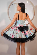 Portia and Scarlett Floral Print HoCo Dress PS25765