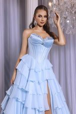 Portia & Scarlett Ruffle Ballgown Prom Dress PS25963