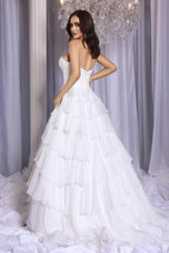Portia & Scarlett Ruffle Ballgown Prom Dress PS25963