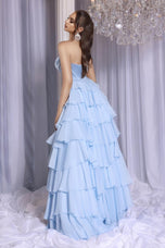 Portia & Scarlett Ruffle Ballgown Prom Dress PS25963