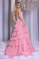 Portia & Scarlett Ruffle Ballgown Prom Dress PS25963