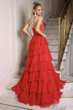 Portia & Scarlett Ruffle Ballgown Prom Dress PS25963