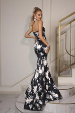 Portia & Scarlett Floral Corset Prom Dress PS26000