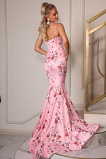 Portia & Scarlett Floral Corset Prom Dress PS26000