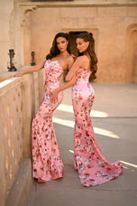 Portia and Scarlett Floral Prom Dress PS26001