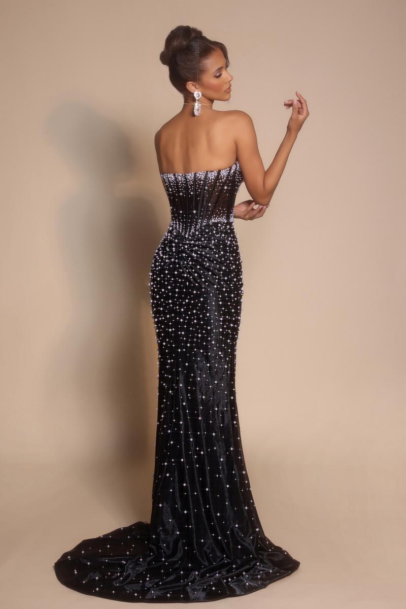 Portia and Scarlett Pearl Illusion Prom Dress PS26002