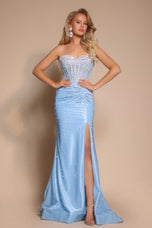 Portia and Scarlett Pearl Illusion Prom Dress PS26002