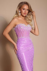 Portia and Scarlett Pearl Illusion Prom Dress PS26002