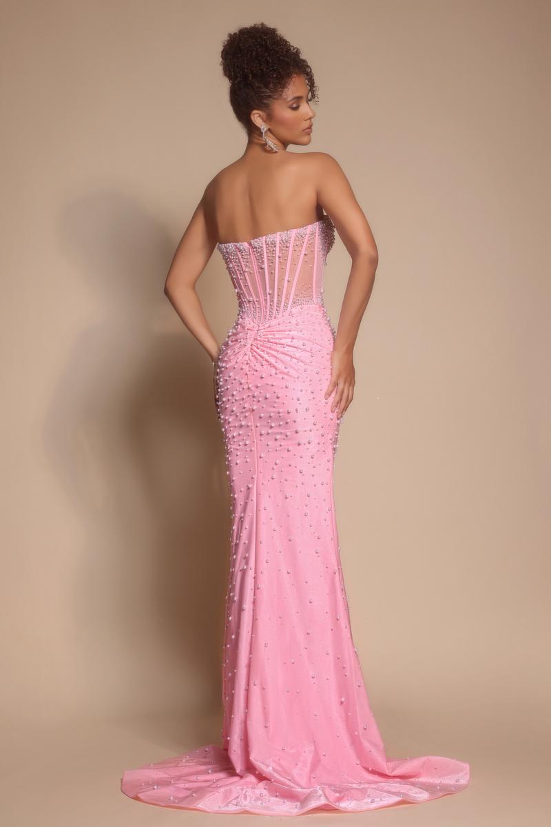 Portia and Scarlett Pearl Illusion Prom Dress PS26002