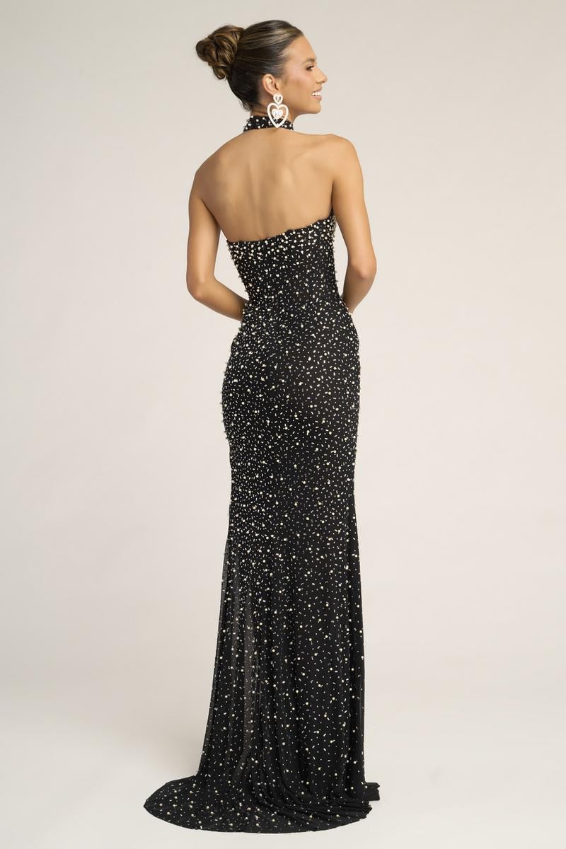 Portia & Scarlett Fitted Beaded Prom Dress PS26006