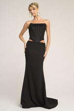 Portia & Scarlett Two Piece Pearl Prom Set PS26007