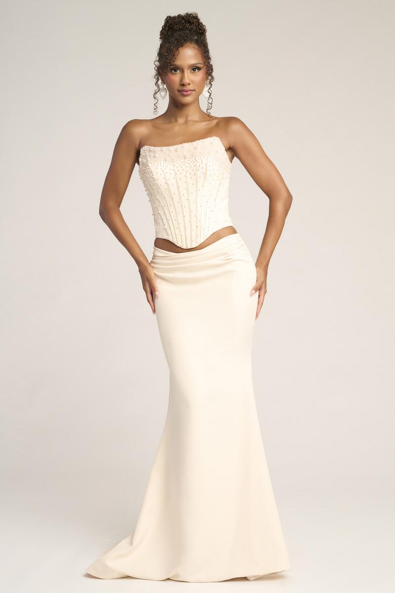 Portia & Scarlett Two Piece Pearl Prom Set PS26007