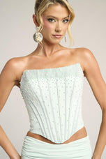 Portia & Scarlett Two Piece Pearl Prom Set PS26007