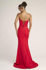 Portia & Scarlett Two Piece Pearl Prom Set PS26007