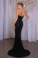 Portia and Scarlett Cape Sleeve Prom Dress PS26010