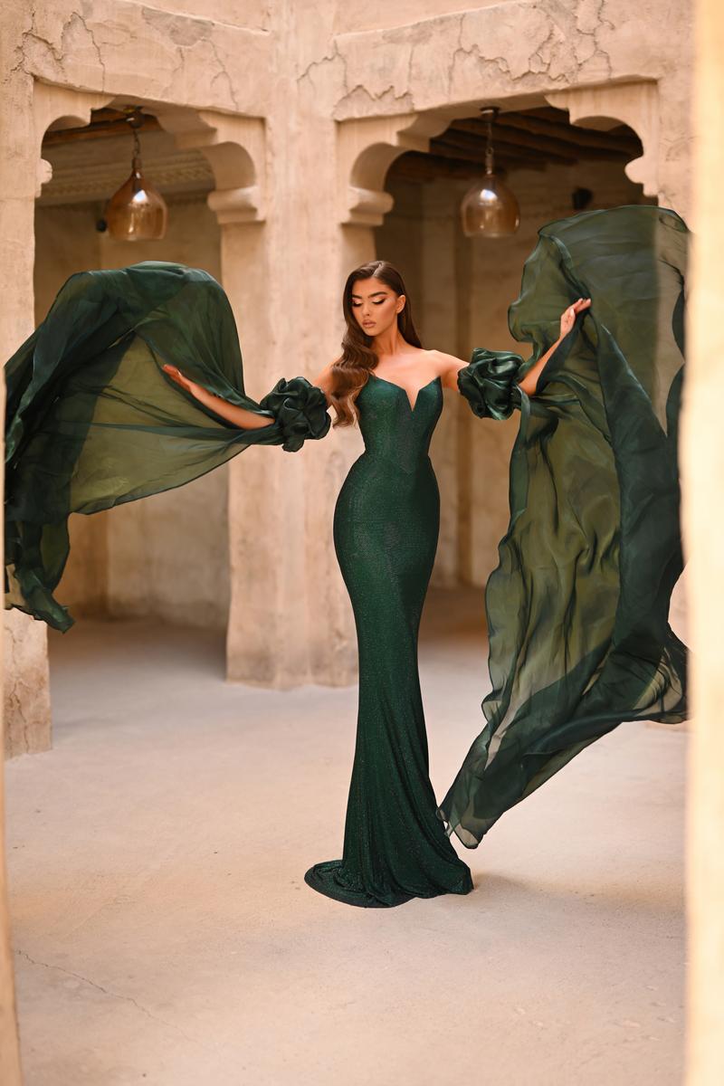 empire silhouette prom dress Amarra 89072