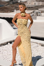 Portia & Scarlett 3D Applique Fitted Prom Dress PS26011