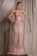 Portia & Scarlett Fully Beaded Prom Dress PS26012