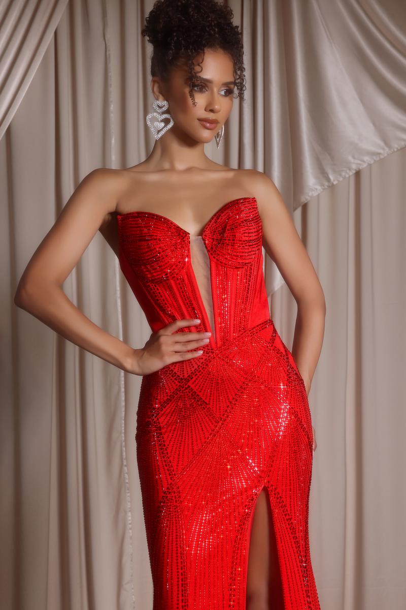 Portia and Scarlett Cut Out Prom Dress PS26013