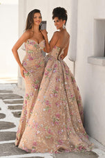 Portia and Scarlett Floral Ball Gown PS26215