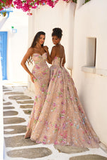 Portia and Scarlett Floral Ball Gown PS26215