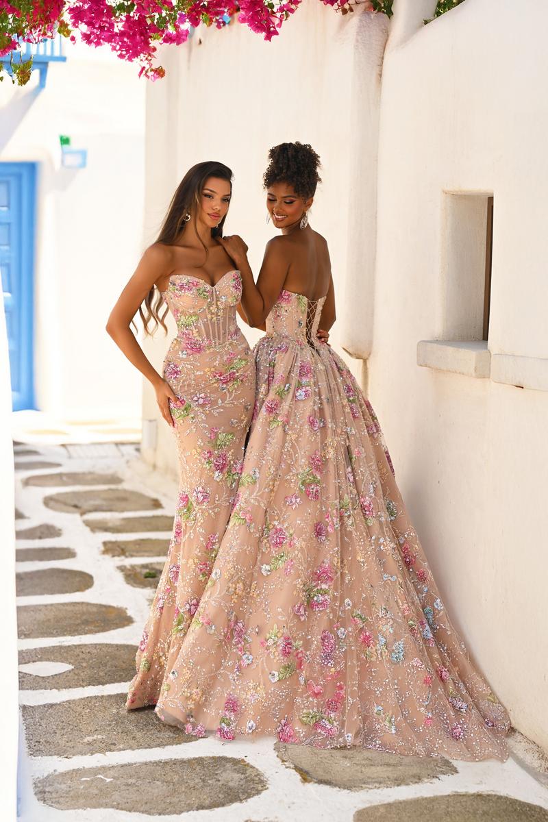 Portia and Scarlett Floral Ball Gown PS26215
