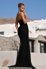 Portia & Scarlett Keyhole Beaded Prom Dress PS26022