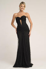 Portia & Scarlett Keyhole Beaded Prom Dress PS26022