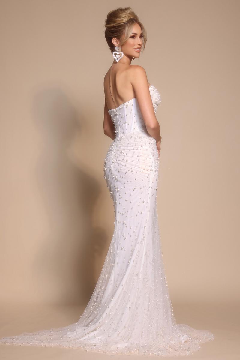 Portia & Scarlett Keyhole Beaded Prom Dress PS26022