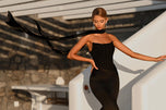 Portia and Scarlett Fitted Satin Corset Prom Dress PS26032