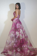 Portia and Scarlett Floral Prom Dress PS26035