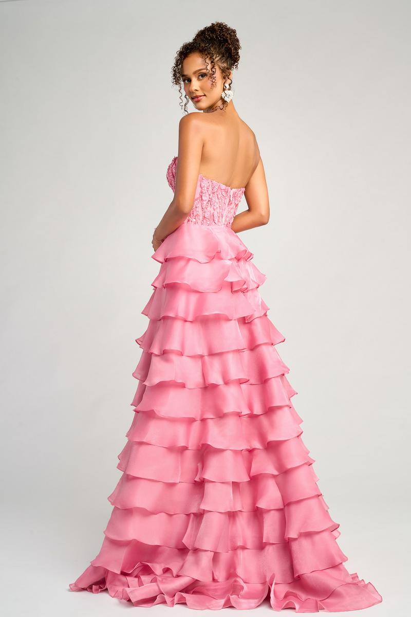 Portia and Scarlett Strapless Chiffon Prom Dress PS26048
