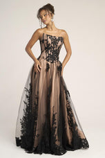 Portia and Scarlett Two Piece A-line Lace Prom Dress PS26061