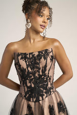 Portia and Scarlett Two Piece A-line Lace Prom Dress PS26061