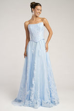 Portia and Scarlett Two Piece A-line Lace Prom Dress PS26061
