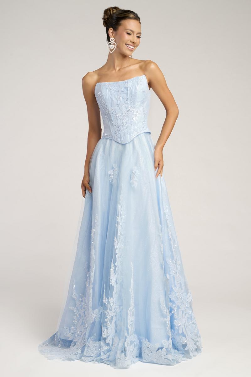 Portia and Scarlett Two Piece A-line Lace Prom Dress PS26061