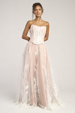 Portia and Scarlett Two Piece A-line Lace Prom Dress PS26061