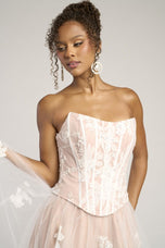 Portia and Scarlett Two Piece A-line Lace Prom Dress PS26061