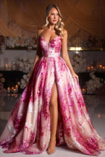 Portia & Scarlett A Line Embroidered Prom Dress PS26075