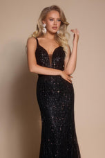 Portia and Scarlett Beaded Fitted Prom Dress PS26089