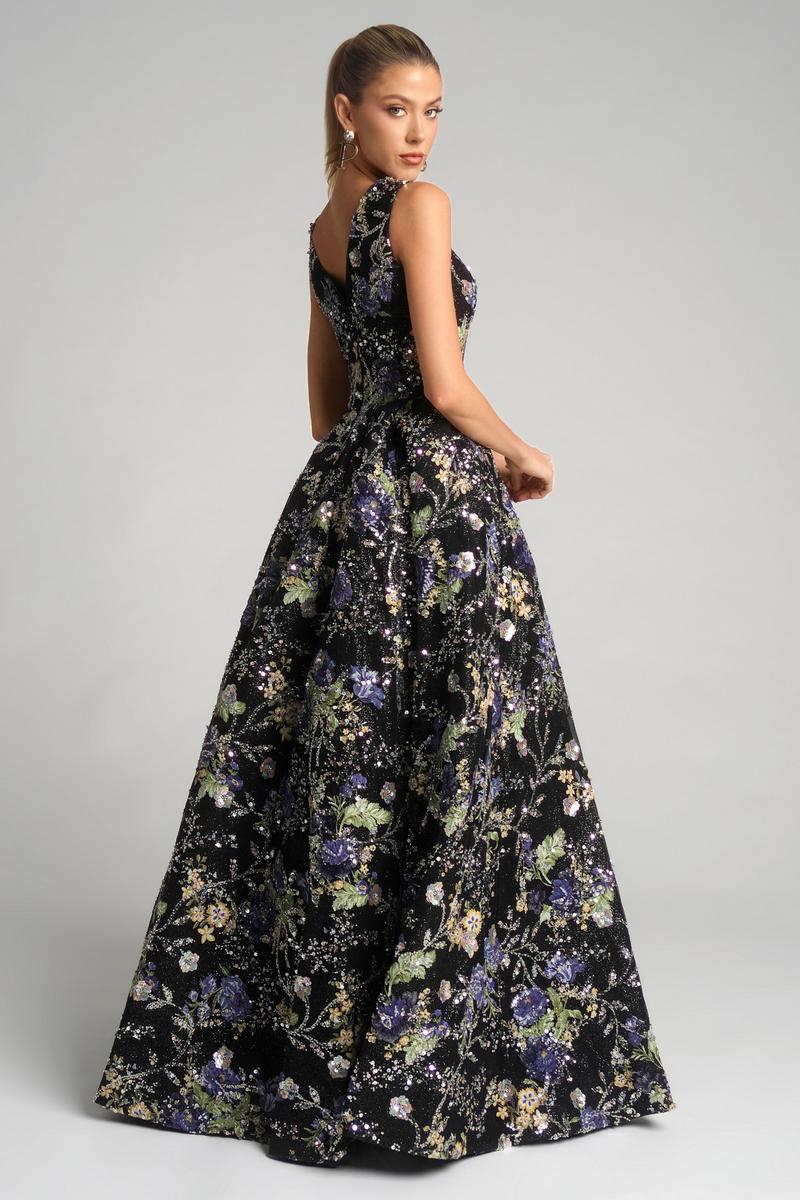 Portia and Scarlett Floral Ball Gown Prom Dress PS26091