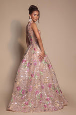 Portia and Scarlett Floral Ball Gown Prom Dress PS26091