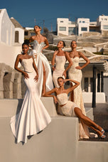 Portia & Scarlett Beaded Bodice Fitted Prom Dress PS26008