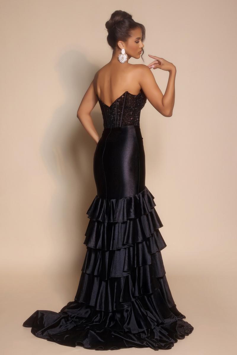 Portia and Scarlett Strapless Corset Prom Dress PS26141